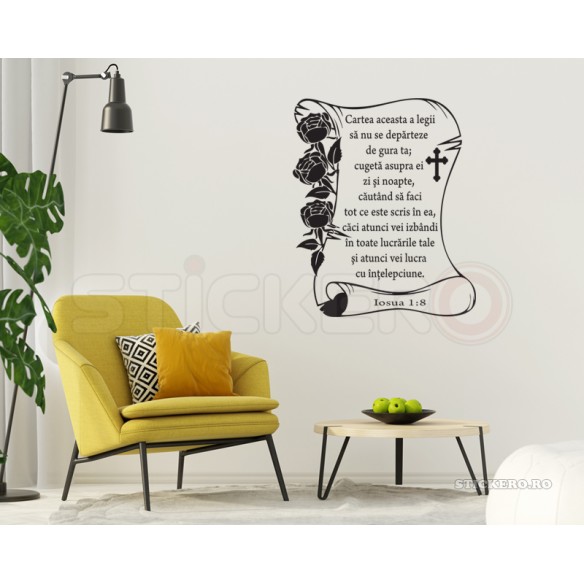 Sticker religios- Iosua 8:5
