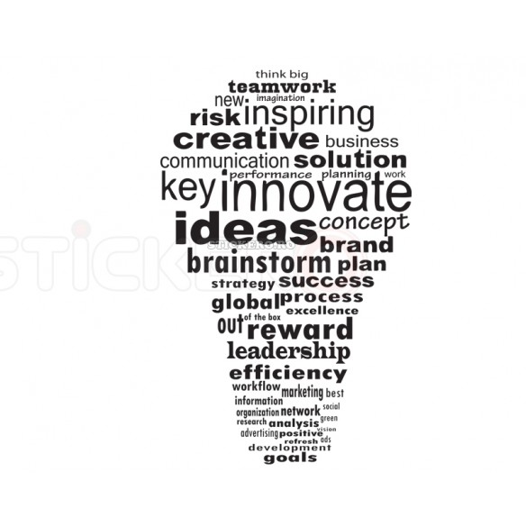 Sticker pentru birou- Innovate, 70x120 cm