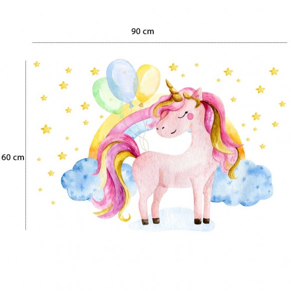 Sticker Watercolor Unicorn
