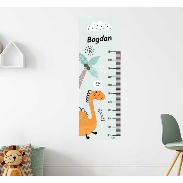 Sticker de masurat inaltimea-cu nume personalizat pentru baieti