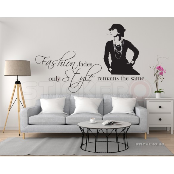 Fashion fades - sticker decorativ mesaj