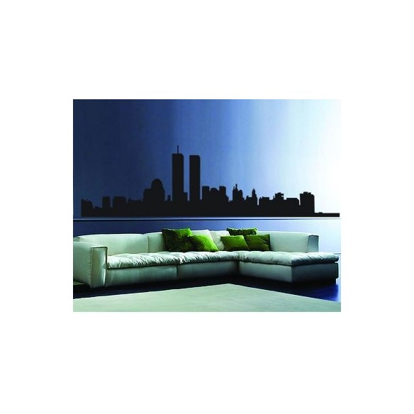 Sticker decorativ New York Gemenii