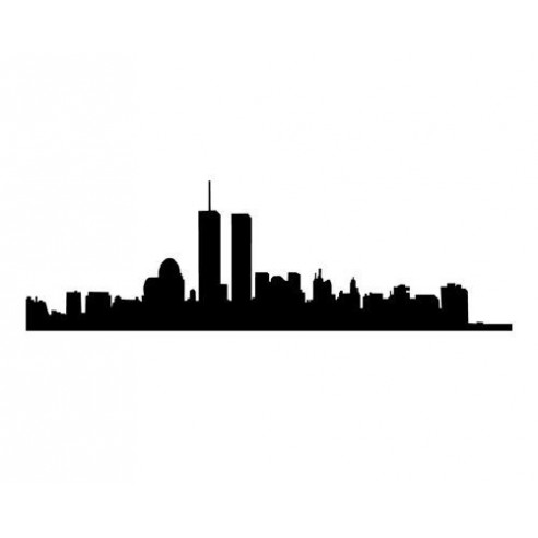 Sticker decorativ New York Gemenii
