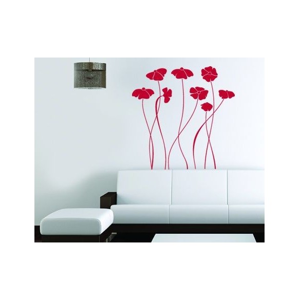 Sticker decorativ Floricele vesele