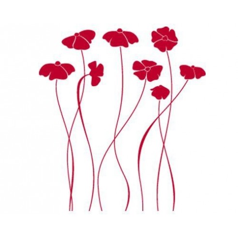 Sticker decorativ Floricele vesele