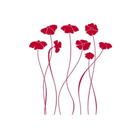 Sticker decorativ Floricele vesele