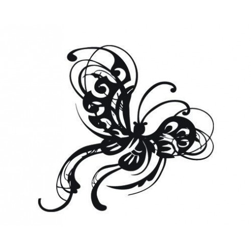 Sticker decorativ Fluturas Pastelat