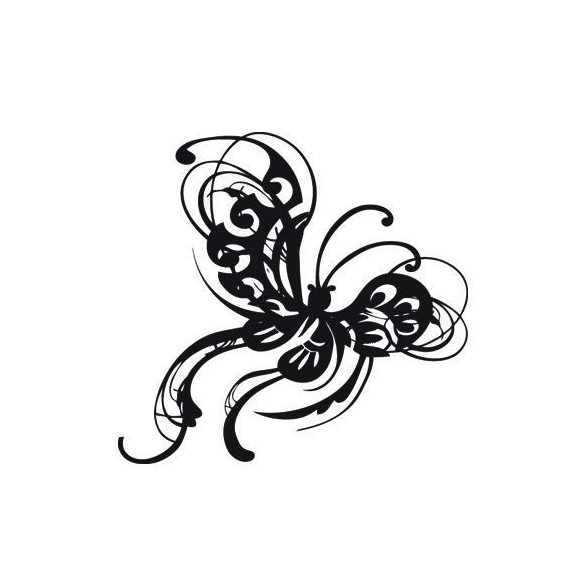 Sticker decorativ Fluturas Pastelat