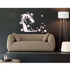 Sticker decorativ Fata Visatoare