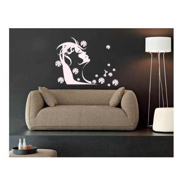Sticker decorativ Fata Visatoare