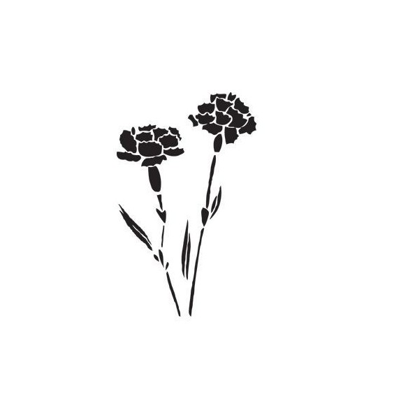 Sticker decorativ Garofite