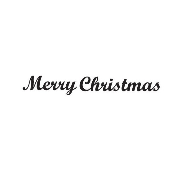 Sticker decorativ Merry Christmas