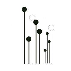 Sticker decorativ Decor Modern cu Cercuri 2