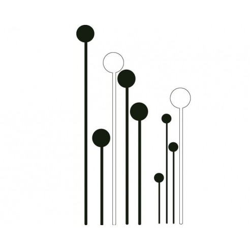 Sticker decorativ Decor Modern cu Cercuri