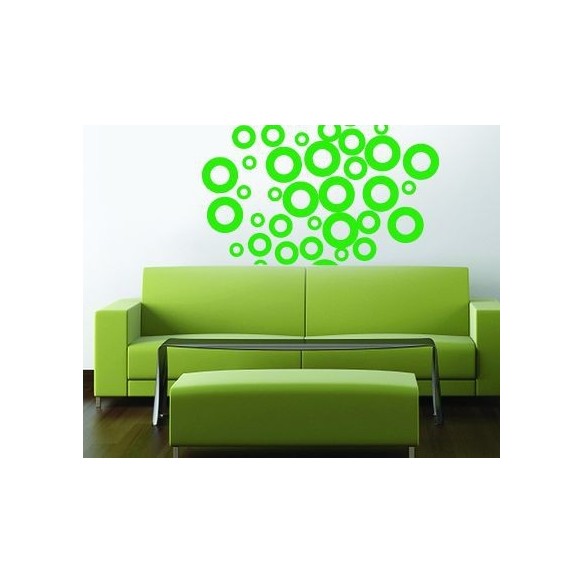 Sticker decorativ Cercuri