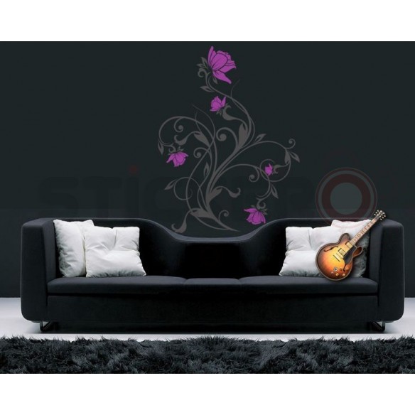 Sticker decorativ Floare chic