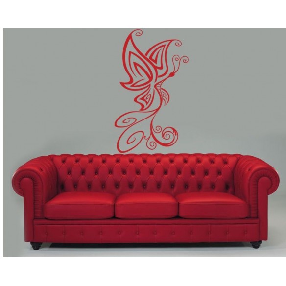 Sticker decorativ Fluture boem