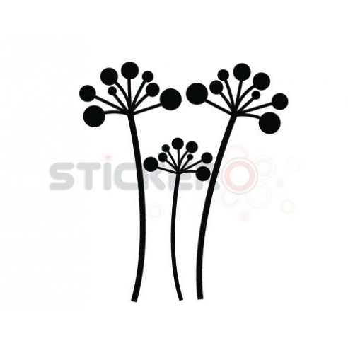 Sticker decorativ Floare de piatra