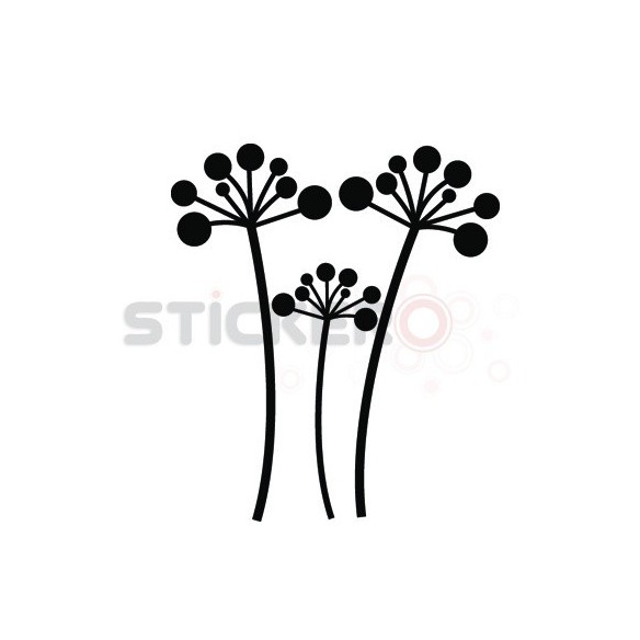 Sticker decorativ Floare de piatra