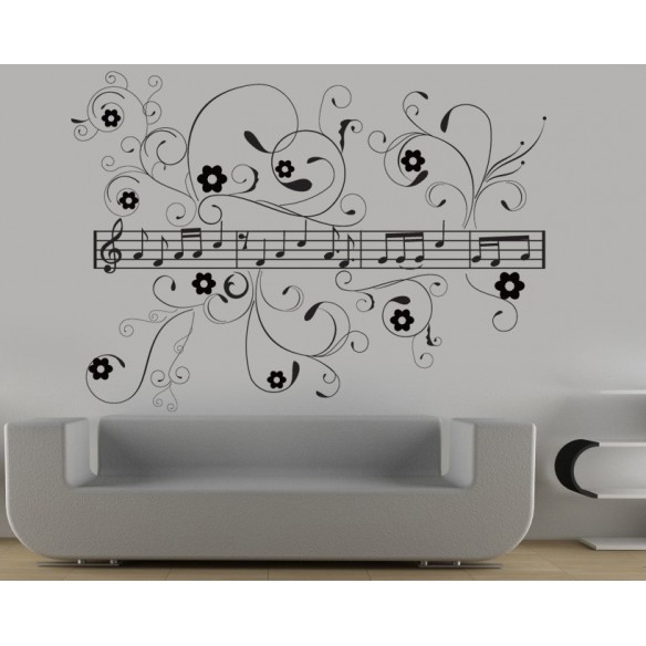 Sticker decorativ Portativ Inflorit