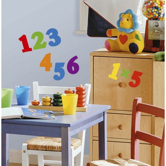 Stickere educative Numere colorate