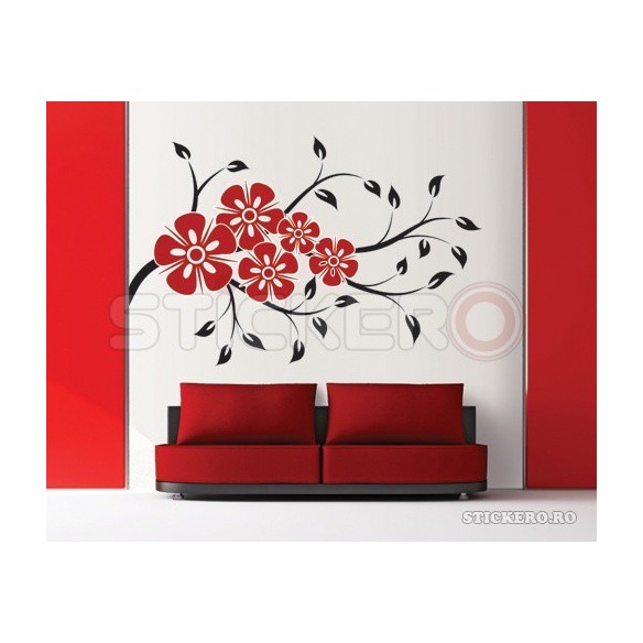 Sticker de perete Crenguta florala