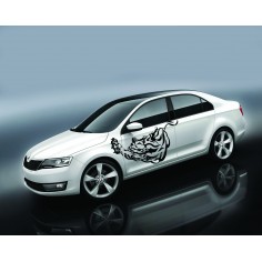 sticker auto Tribal Power