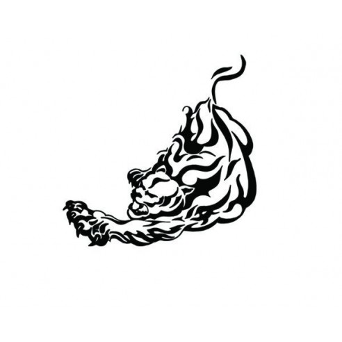 sticker auto Tribal Power