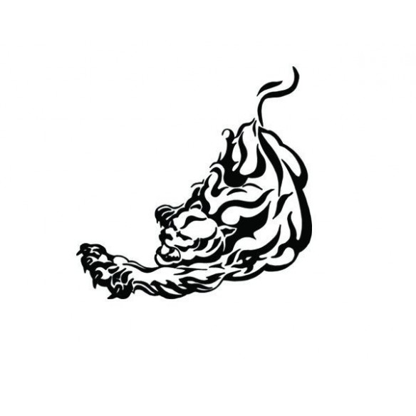 sticker auto Tribal Power