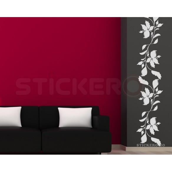 Coloana florala 4 - sticker decorativ