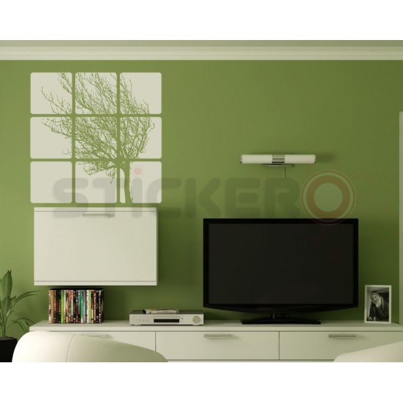 Sticker decorativ Tablou Copac