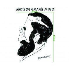 Sticker decorativ What's on a Man's Mind 2
