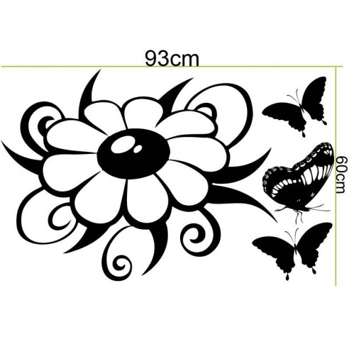 Sticker decorativ Pe un Fir de Margareta