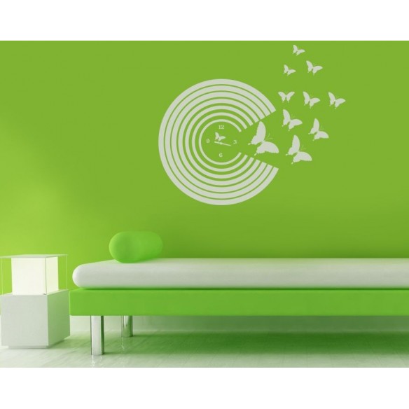 Sticker decorativ Timpul zboara