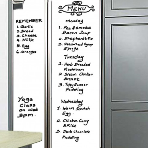 Sticker Blackboard - Alb