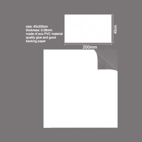 Sticker Blackboard - Alb