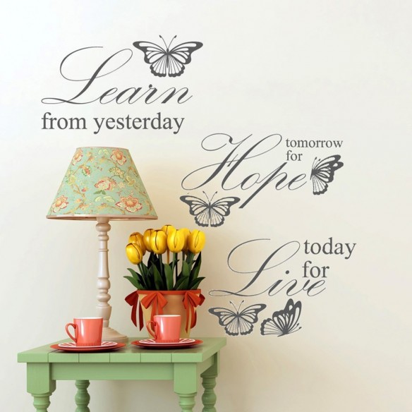 Sticker Live Learn Hope