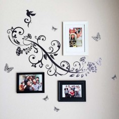 Sticker Butt Vine Butterfly 2