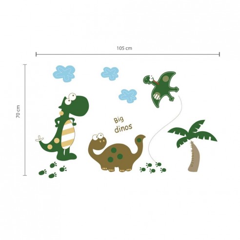Sticker Large Dinosaur