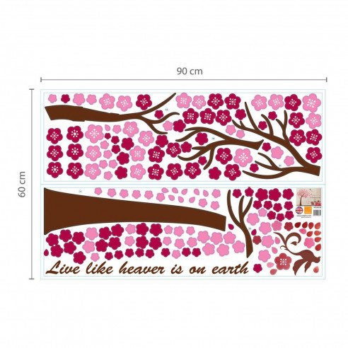 Sticker Huge Pink Tree