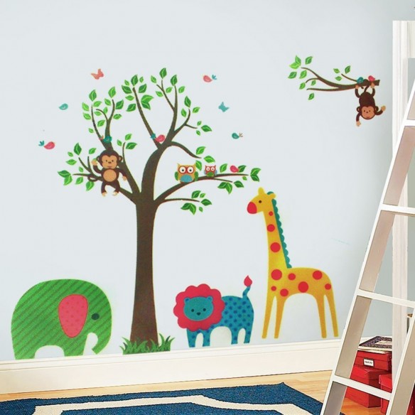 Sticker Animal Tree
