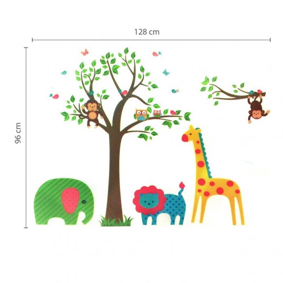 Sticker Animal Tree