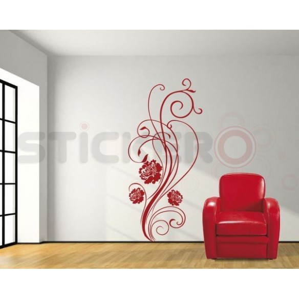 Sticker decorativ Floare Delicata