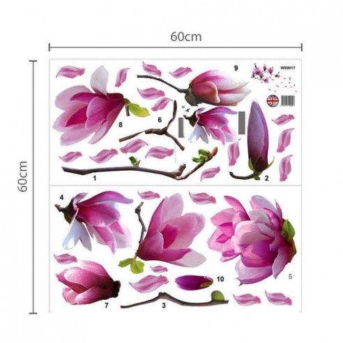 Sticker Magnolia Flower