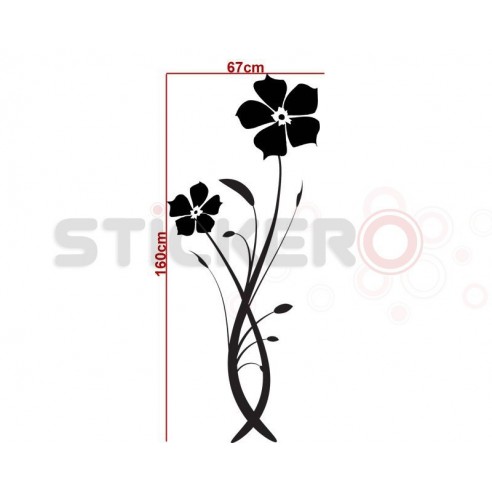 Sticker decorativ Floare Gratioasa
