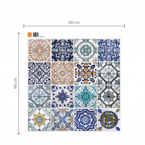 Sticker Mosaic Tile Patterns x 4 buc