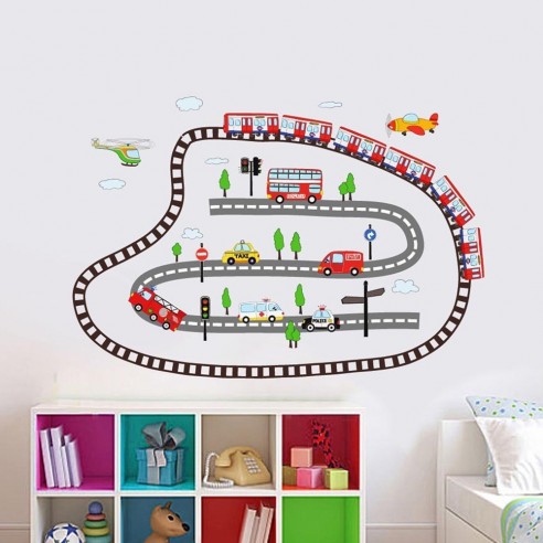 Sticker Kids Transport