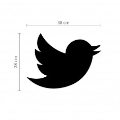 Sticker tabla de scris neagra - Pasari 2