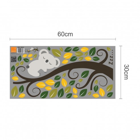 Sticker KOALA dormind pe creanga