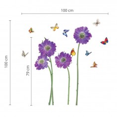 Sticker Purple Flower 2